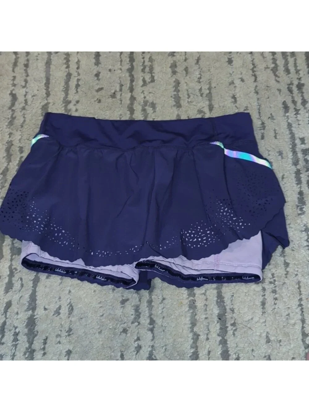 Lululemon Run A Marathon Skirt Concord Grape / Rose Quartz